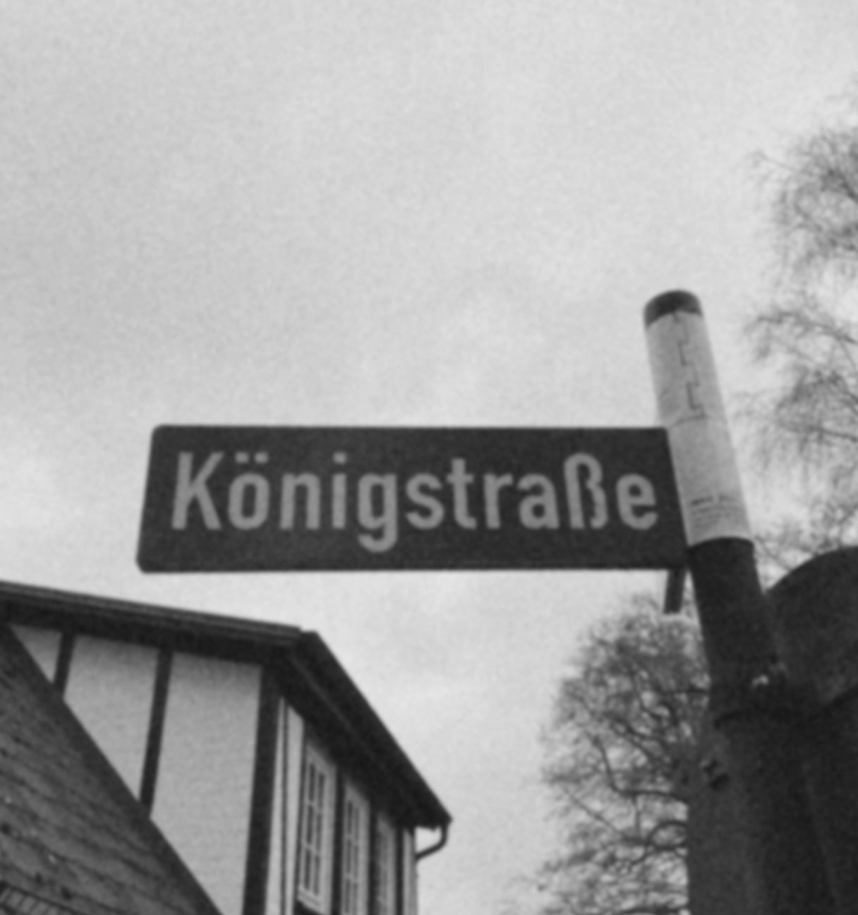 Königstraße Straßenschild